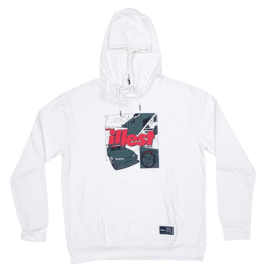 ILLEST FATLACE PADDOCK HOODIE - WHITE