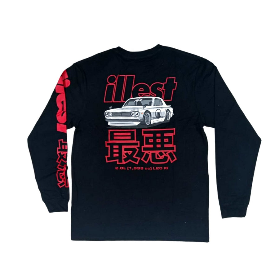 ILLEST LEGEND LS TEE - BLACK