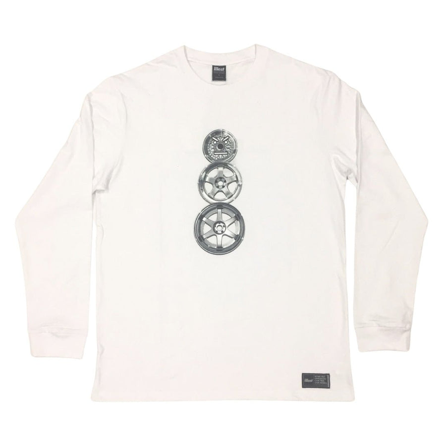 ILLEST SNOWMAN LS TEE - WHITE