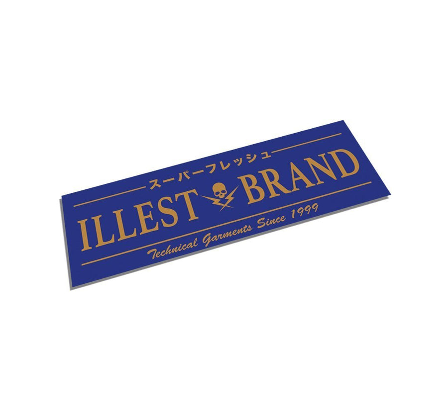ILLEST Technical Garments 1 Sticker - Blue