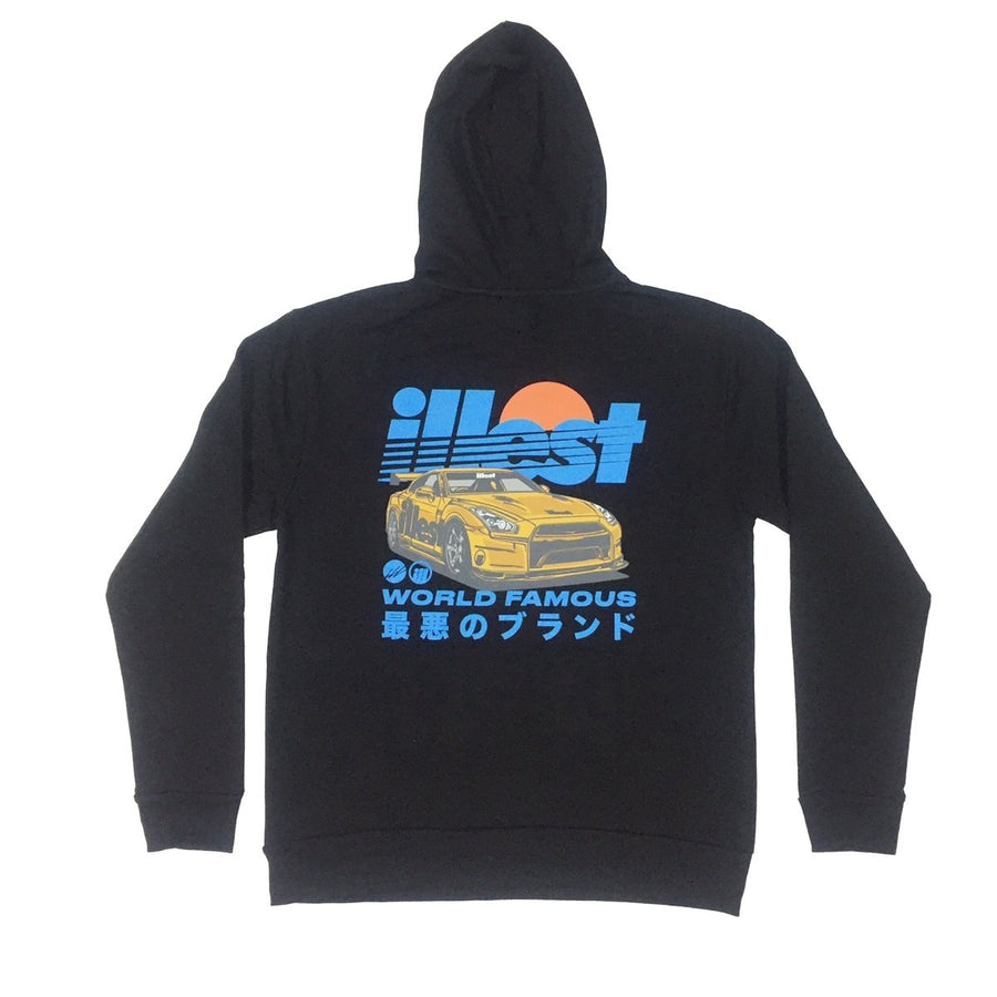 ILLEST WORLD FAMOUS PO HOODIE - BLACK
