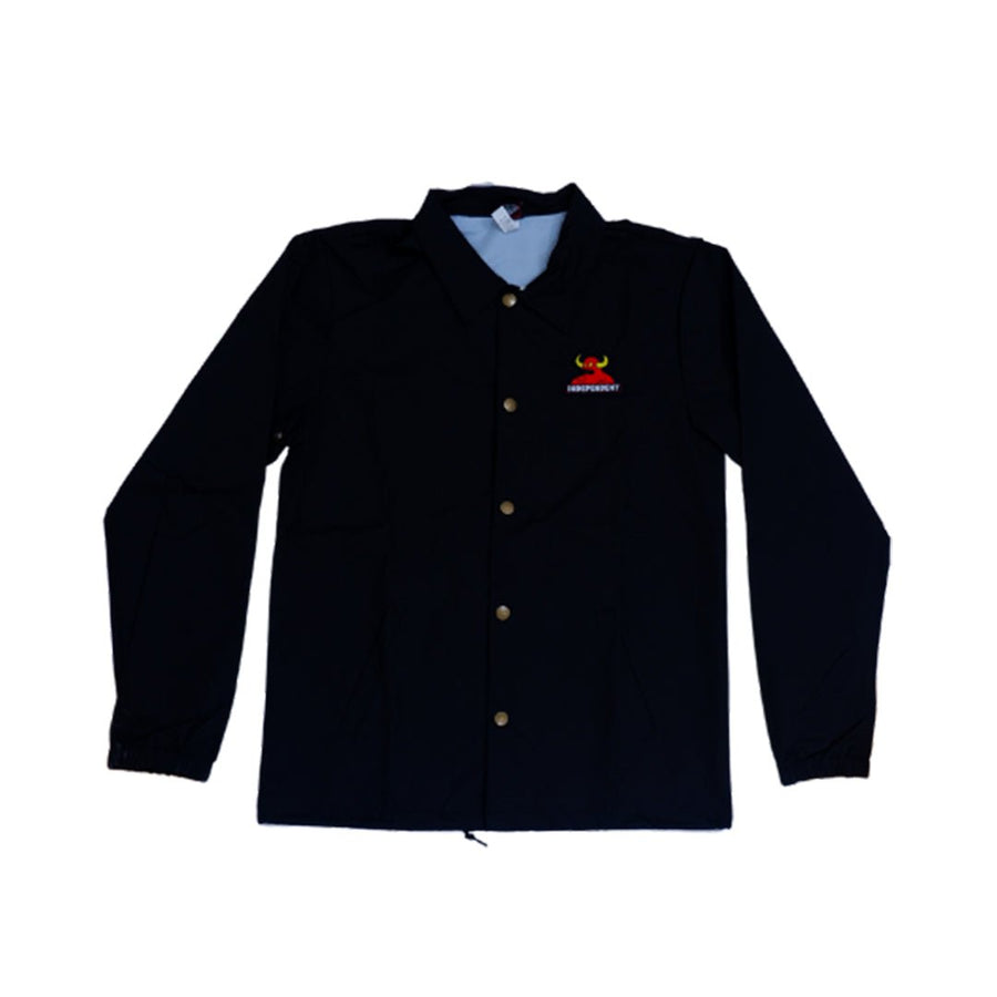 INDEPENDENT X TOY MACHINE MASH UP COACH JACKET - BLACK