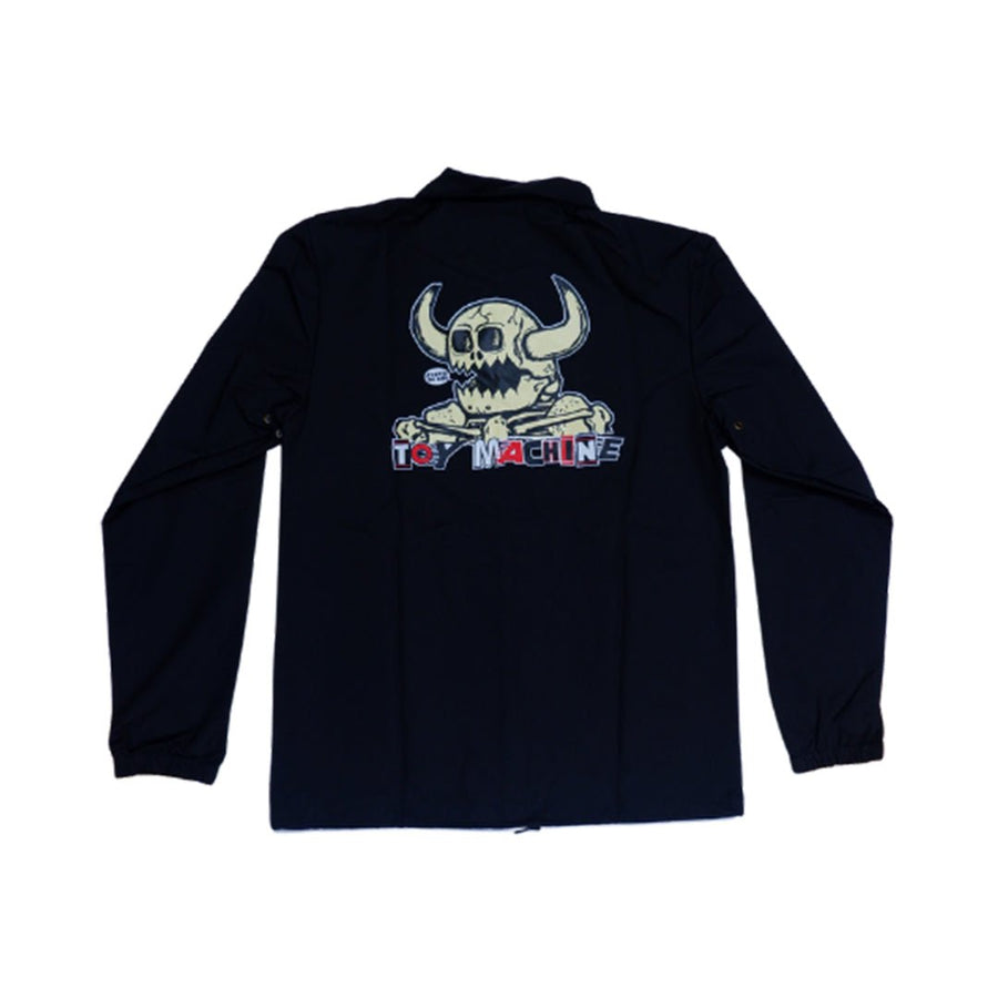 INDEPENDENT X TOY MACHINE MASH UP COACH JACKET - BLACK
