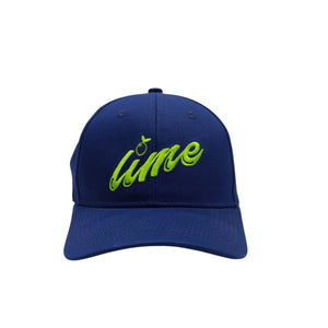 LIME PREMIUM CAP LOGO EMBROIDERY