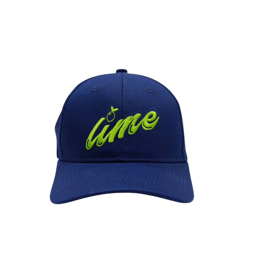 LIME PREMIUM CAP LOGO EMBROIDERY