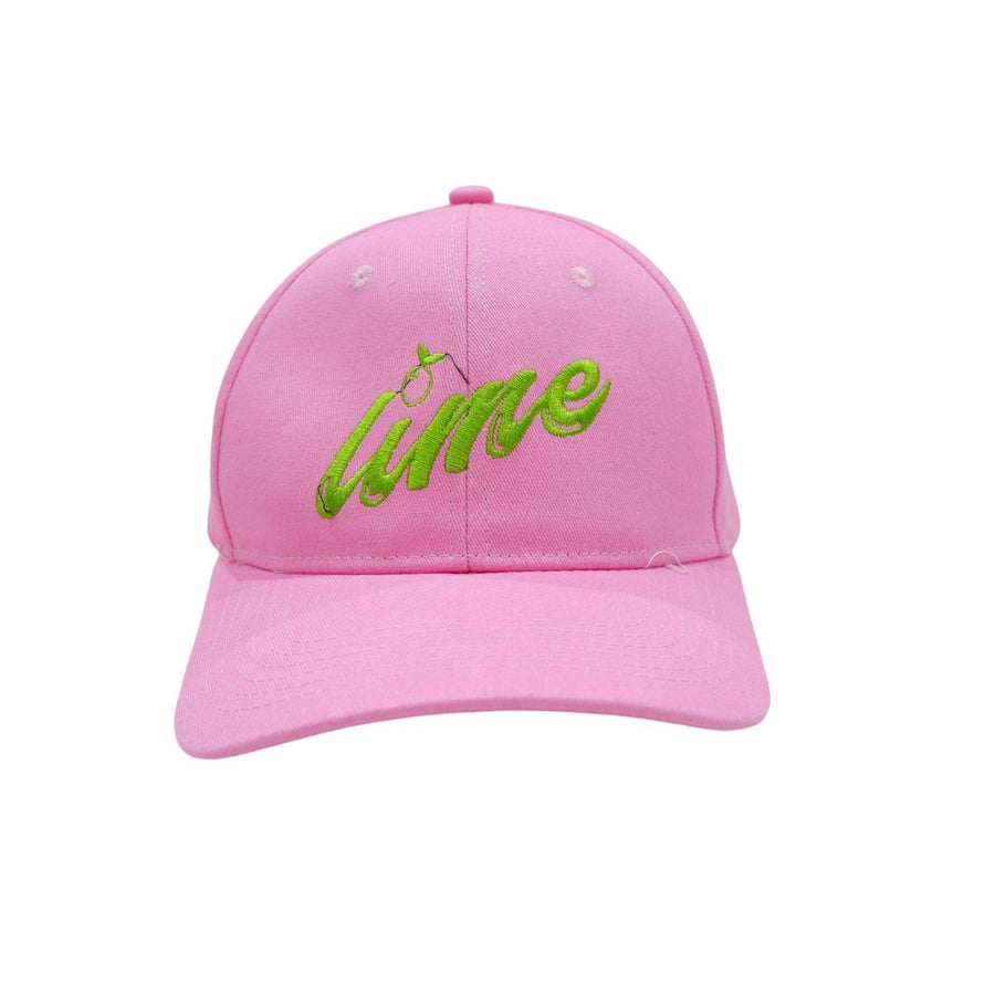 LIME PREMIUM CAP LOGO EMBROIDERY