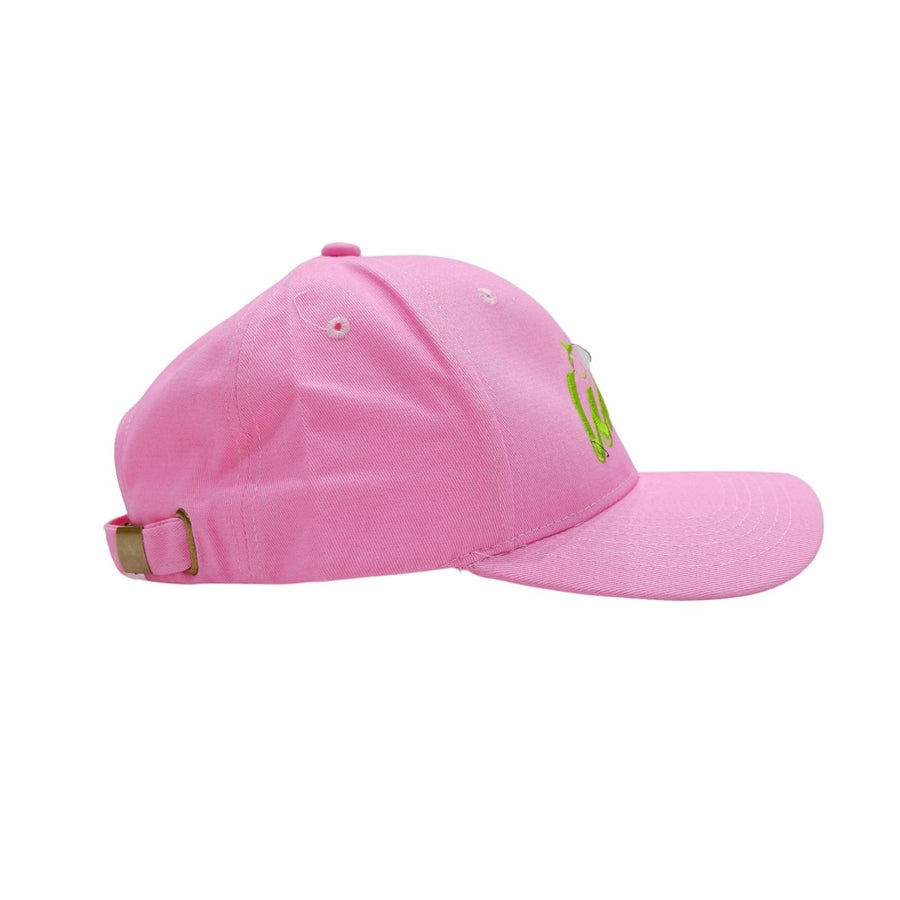 LIME PREMIUM CAP LOGO EMBROIDERY