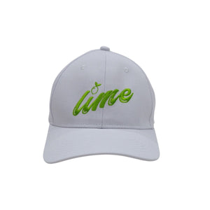 LIME PREMIUM CAP LOGO EMBROIDERY
