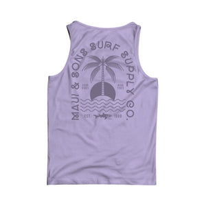 MAUI AND SONS HIGH TIDES TANK TOP PURPLE ROSE