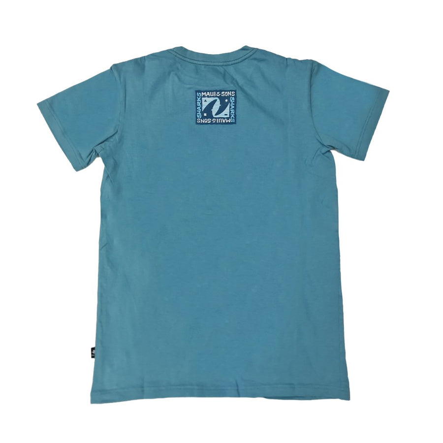 MAUI AND SONS ROUND NECK TEE - INDIGO