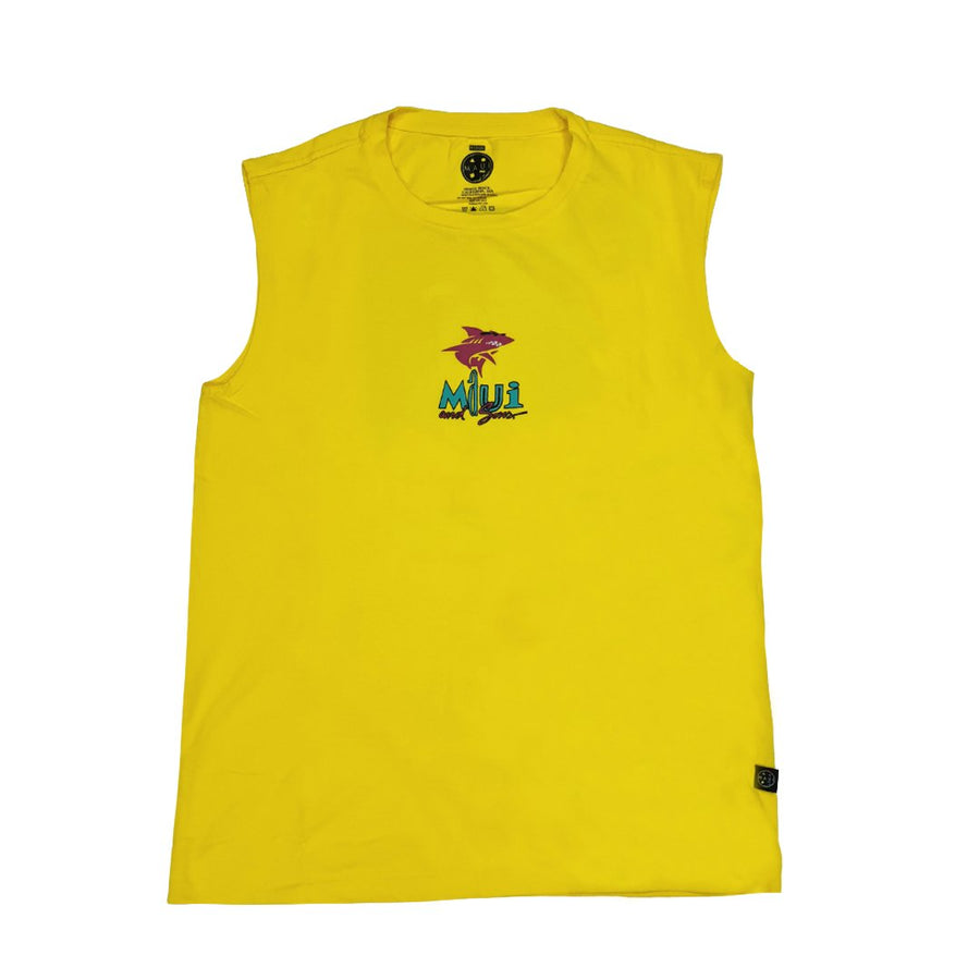 MAUI AND SONS MUSCLE SHIRT - YELLOW