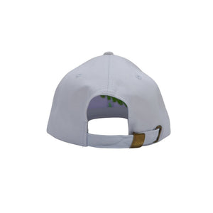 PREMIUM LIME BUCKLE CAP - WHITE