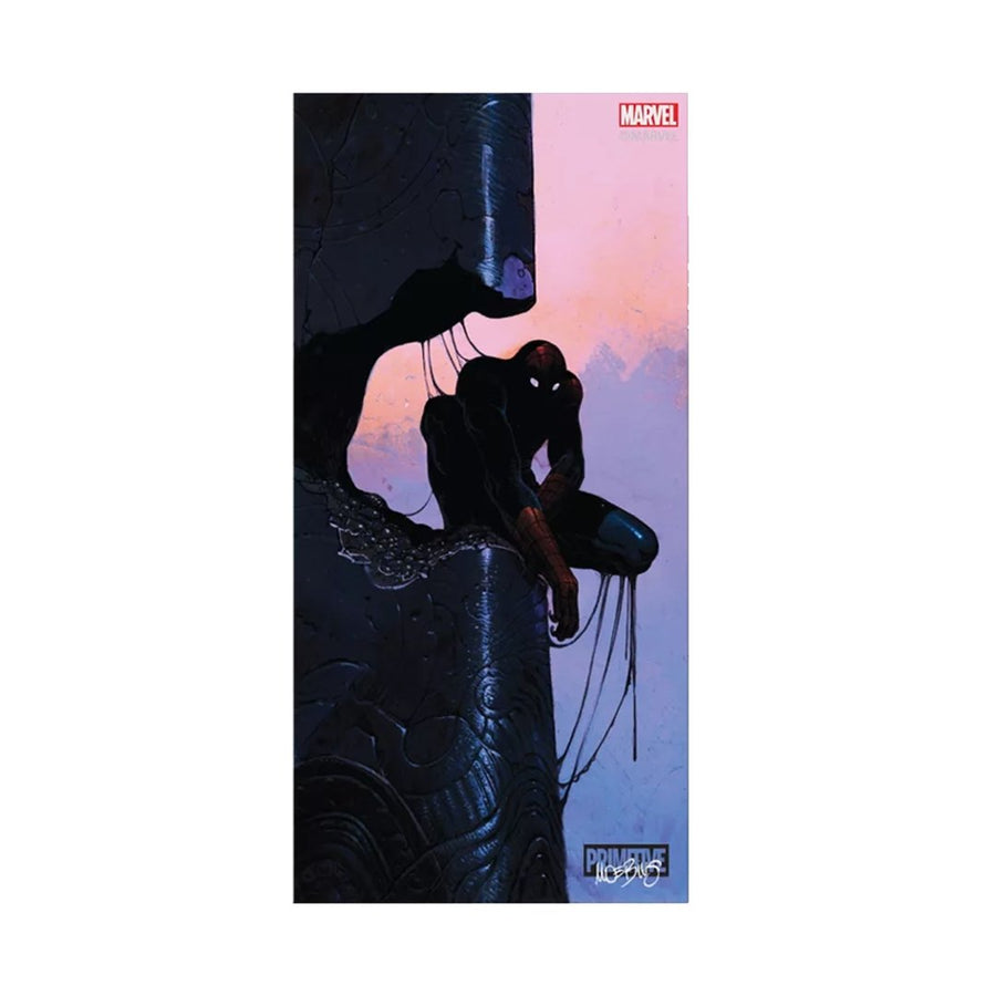 PRIMITIVE MOEBIUS SPIDERMAN STICKER - RED
