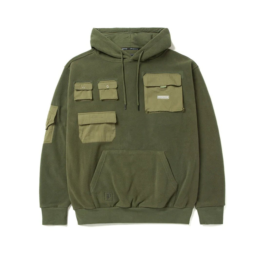 PRIMITIVE VISION HOODIE - OLIVE