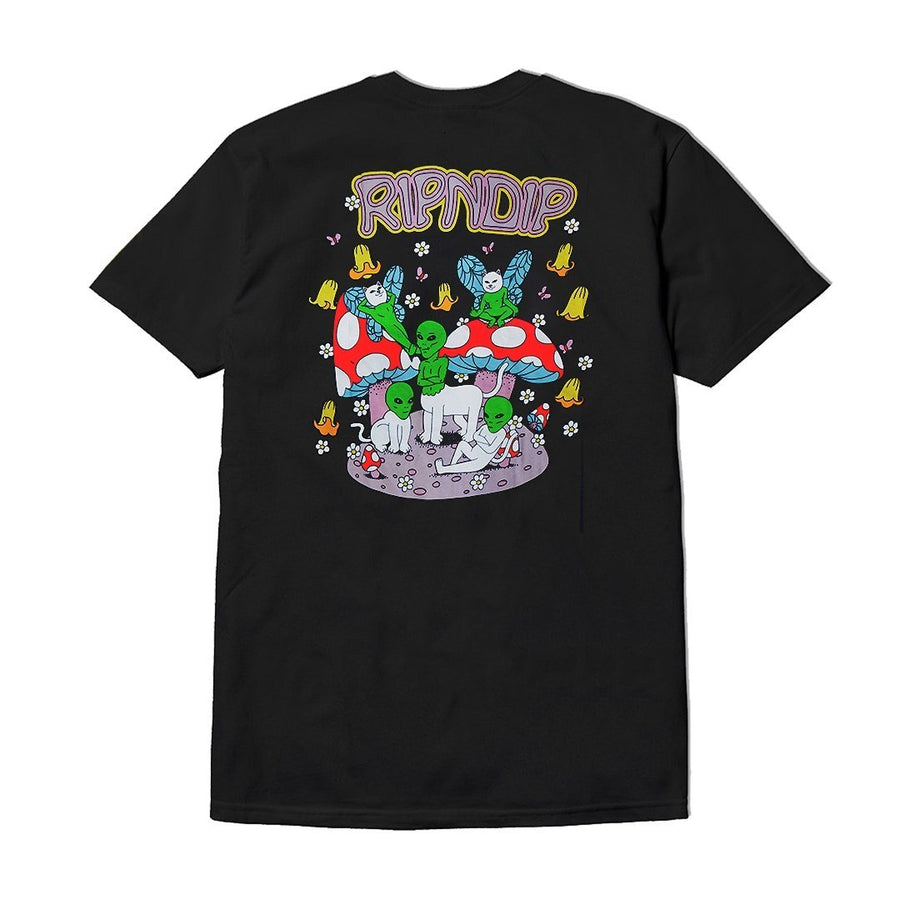 RIPNDIP BEST WISHES TEE - BLACK