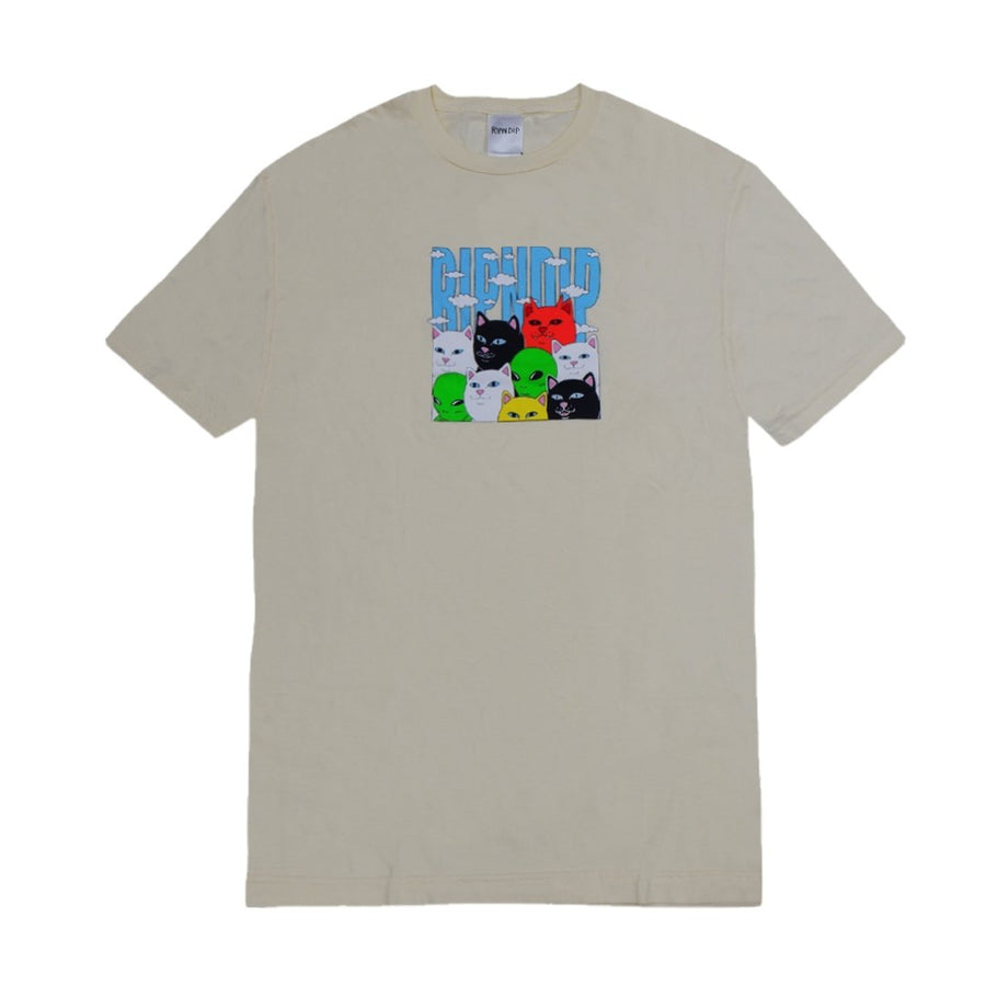 RIPNDIP BUNCHED UP TEE - NATURAL