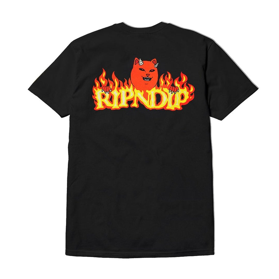 RIPNDIP DEVILS WORK TEE - BLACK