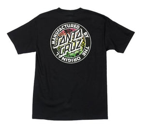 SANTA CRUZ ACIDIC MFG DOT TEE - BLACK