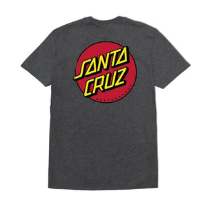 SANTA CRUZ Classic Dot Tee - Charcoal Heather