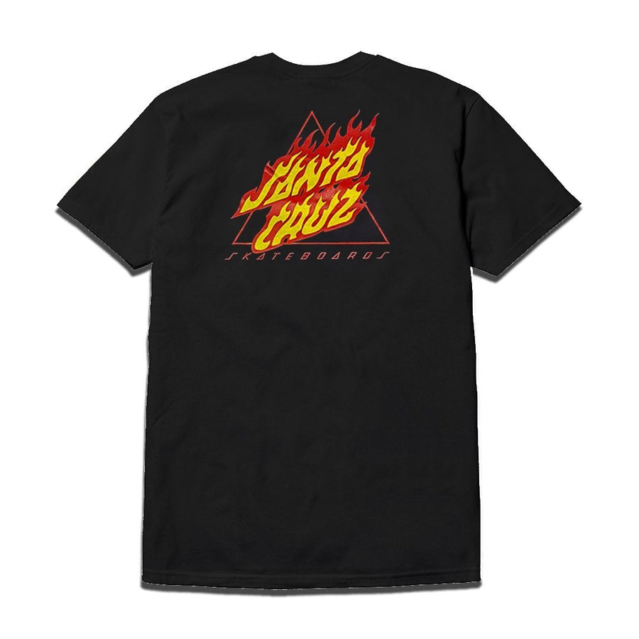 SANTA CRUZ FLAMED NOT A DOT TEE