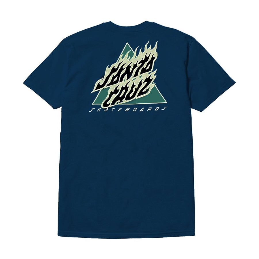 SANTA CRUZ FLAMED NOT A DOT TEE