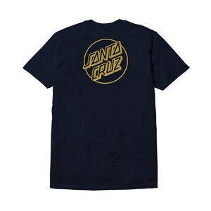 SANTA CRUZ OPUS DOT TEE - NAVY W/GOLD