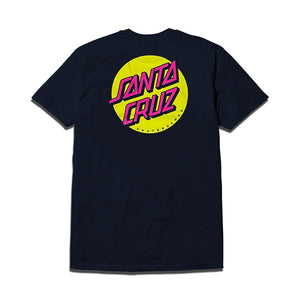 SANTA CRUZ OTHER DOT TEE NEW - NAVY W/HAZARD