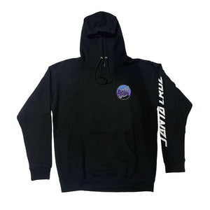 SANTA CRUZ SCREAMING HAND DIVIDE P/O HOODIE - BLACK