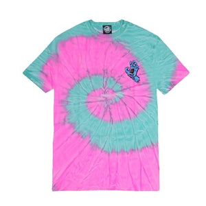 SANTA CRUZ SCREAMING HAND TEE-MINT FUSHION
