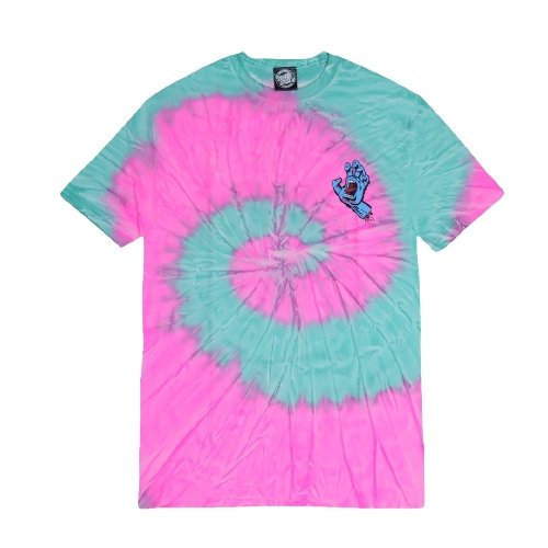 SANTA CRUZ SCREAMING HAND TEE-MINT FUSHION
