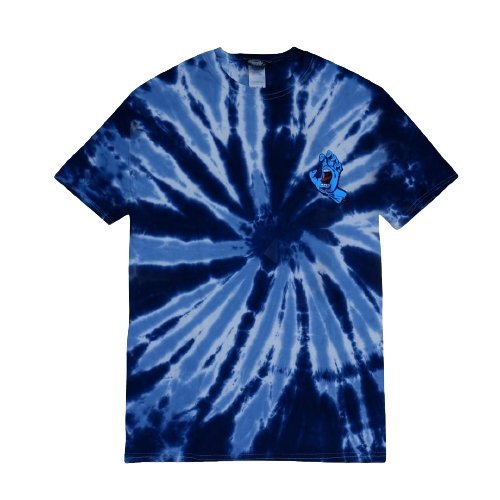 SANTA CRUZ SCREAMING HAND TEE - TWIST NAVY