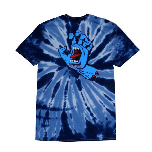 SANTA CRUZ SCREAMING HAND TEE - TWIST NAVY