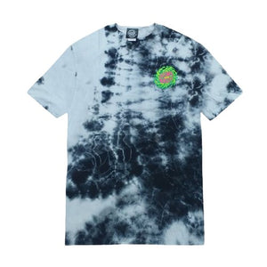 SLIME BALLS SB LOGO TEE-BLACK ACID WASH
