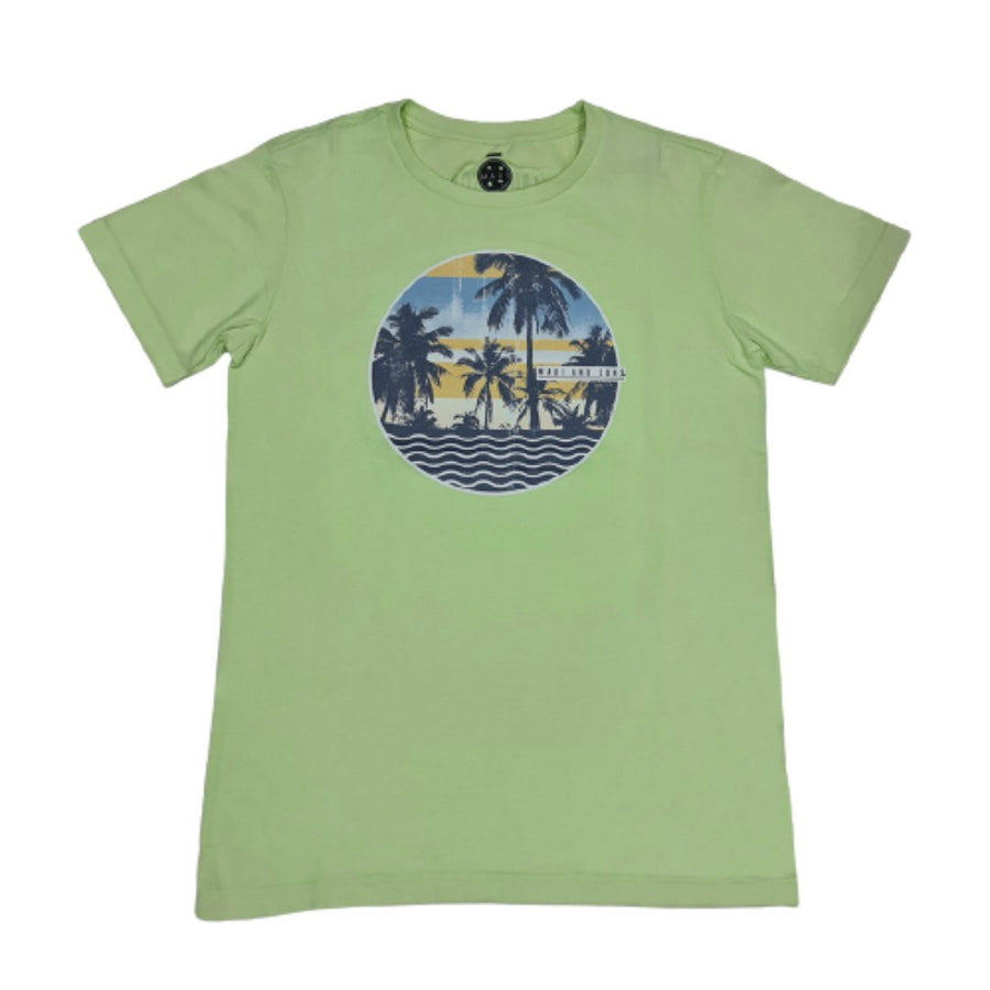 MAUI AND SONS ROUND NECK TEE - ICE GREEN
