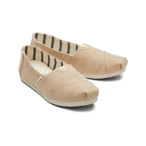 TOMS ALPARAGATA NAT - UNDYED HERITAGE CANVAS ESP (WOMENS)