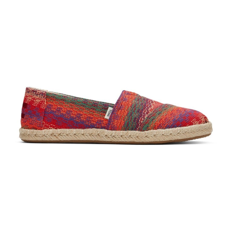 TOMS ALPARAGATA ROPE MLT - GLOBAL STRIPE ESP (WOMENS)