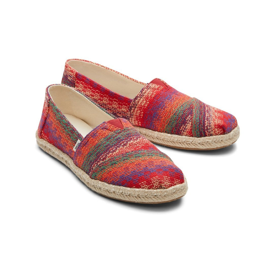 TOMS ALPARAGATA ROPE MLT - GLOBAL STRIPE ESP (WOMENS)