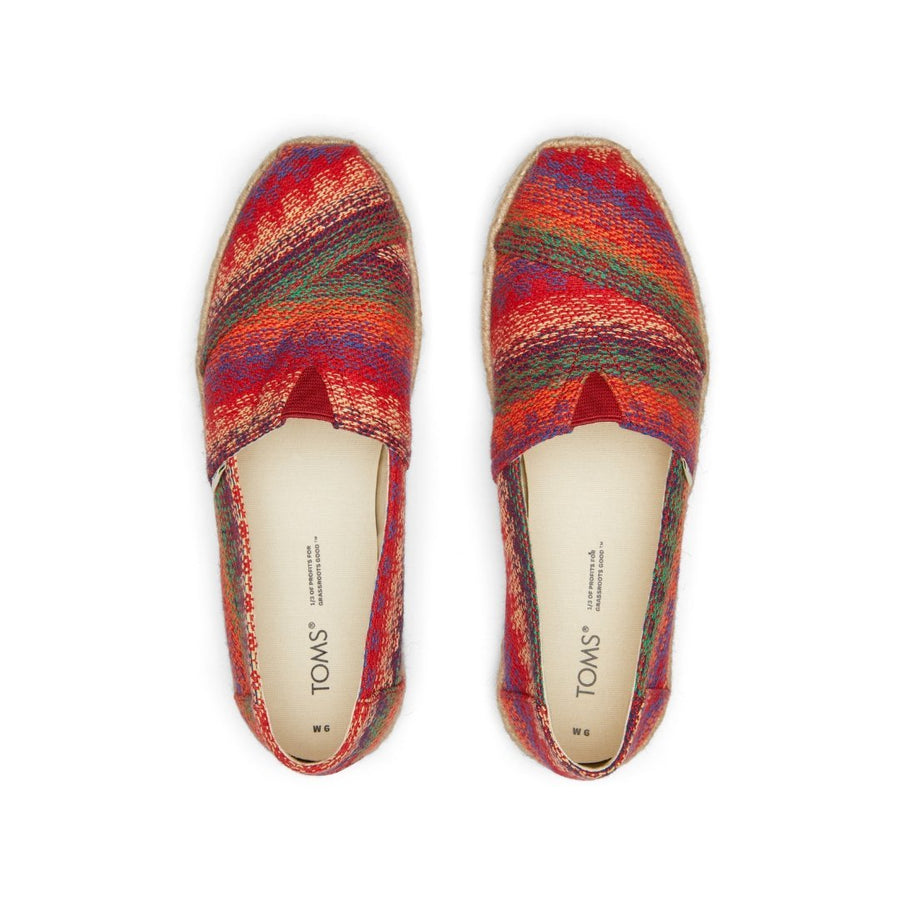TOMS ALPARAGATA ROPE MLT - GLOBAL STRIPE ESP (WOMENS)