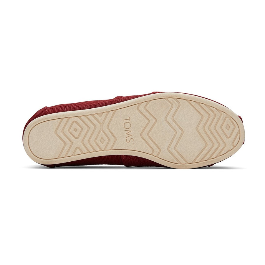TOMS ALPARGATA - BLACK CHERRY HERITAGE CANVAS (WOMENS)