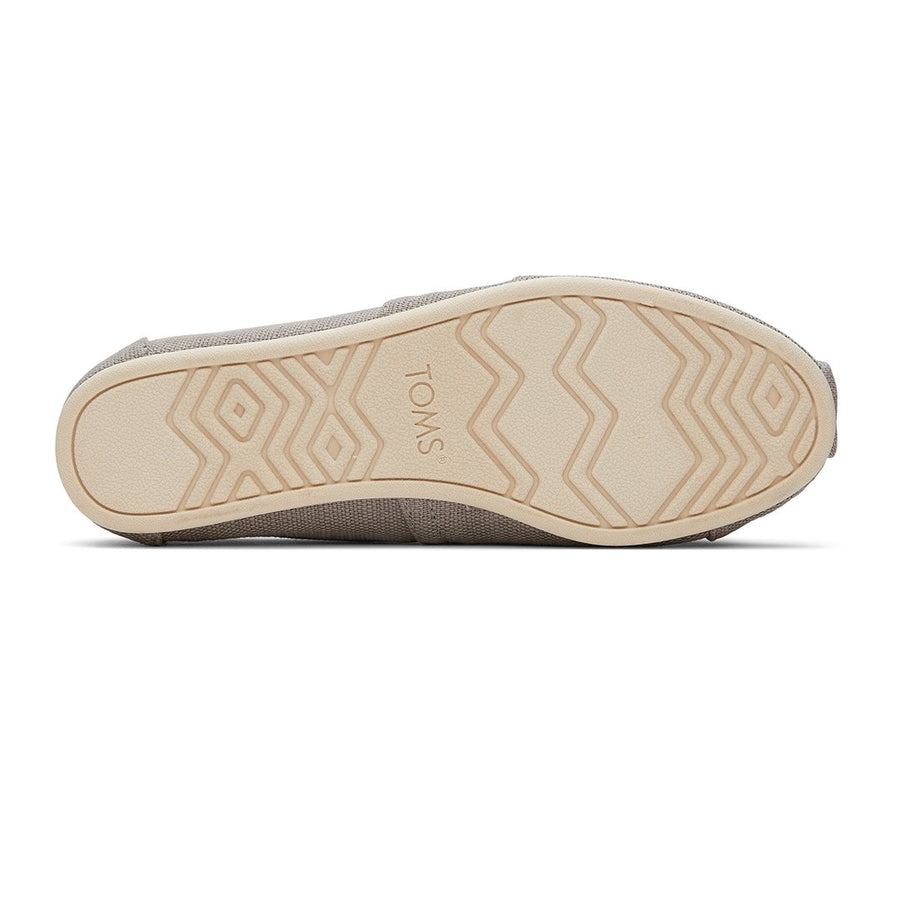 TOMS ALPARGATA - NAVY WIDE RECYCLED COTTON CANVAS (WOMENS)