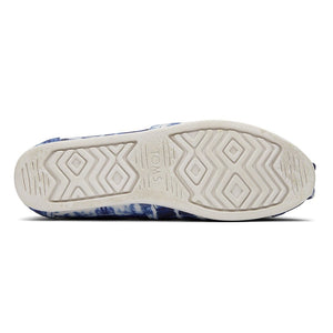 TOMS ALPARGATA - NVY BATIK CANVAS WM ALPR ESP (WOMENS)