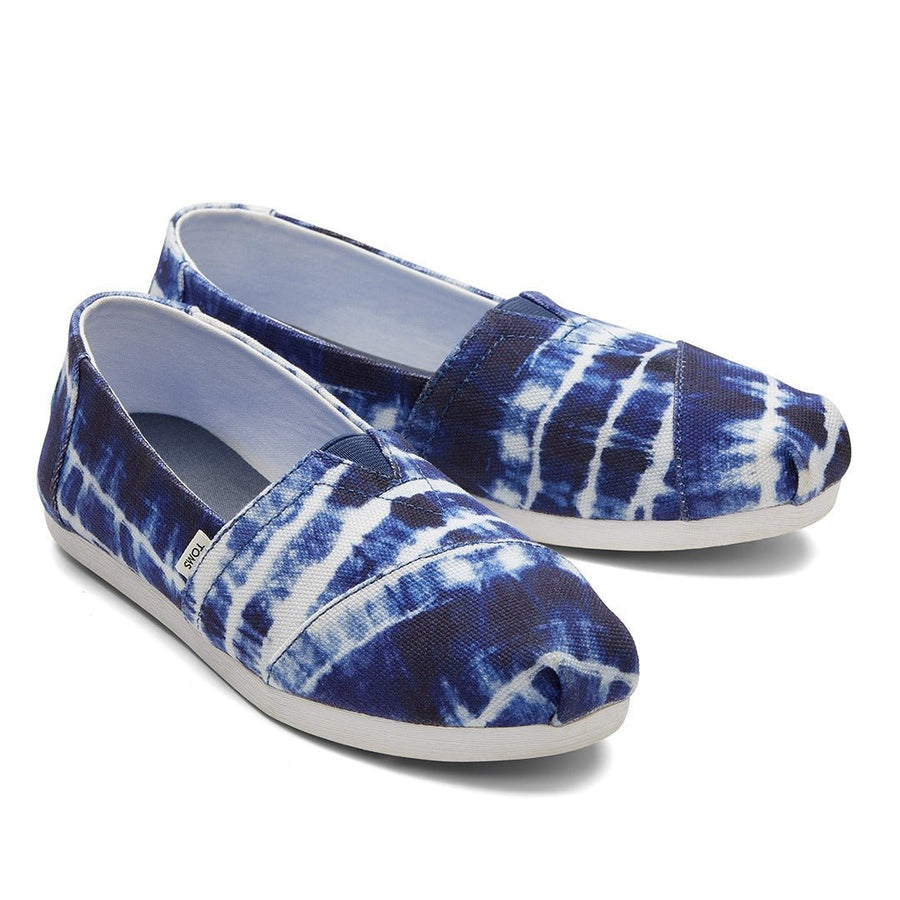 TOMS ALPARGATA - NVY BATIK CANVAS WM ALPR ESP (WOMENS)