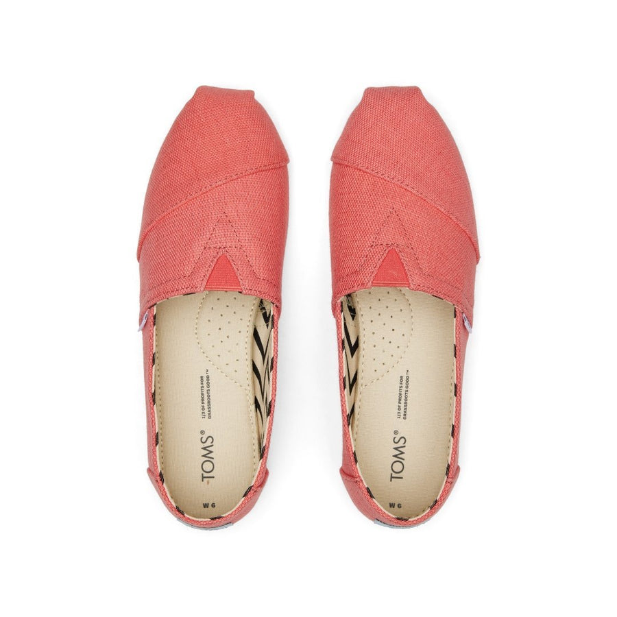 TOMS ALPARGATA - PEA HRTG CANVAS ALPR ESP CVS (WOMENS)
