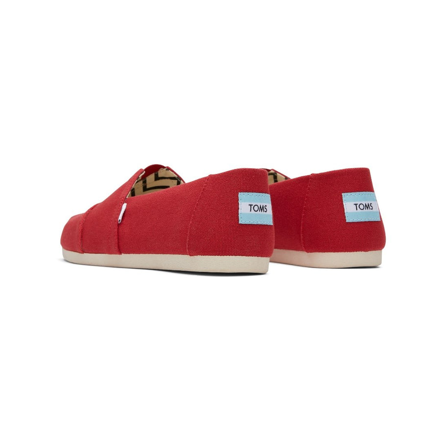 TOMS ALPARGATA - RED REC CTTN CAN ALPR ESP (MENS)