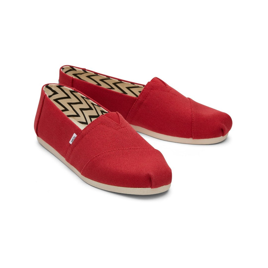 TOMS ALPARGATA - RED REC CTTN CAN ALPR ESP (MENS)