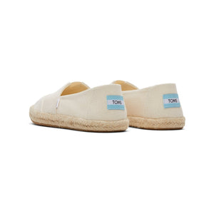 TOMS ALPARGATA - ROPE NAT REC COT SLUB WOVN ALPR ESP CVS (WOMENS)