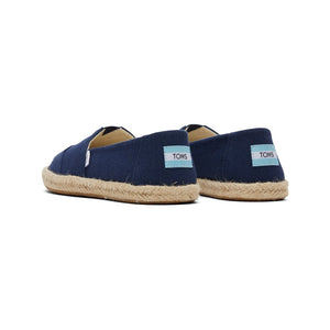 TOMS ALPARGATA - ROPE NVY REC COT SLUB ALPR ESP CVS (WOMENS)