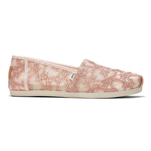 TOMS ALPARGATA 3.0 - ROS GLD MET HIBISCUS FLO WM ALPR ES (WOMENS)