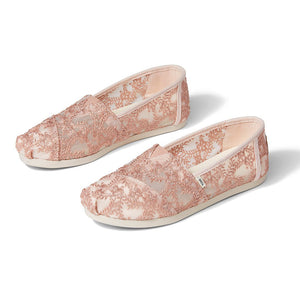 TOMS ALPARGATA 3.0 - ROS GLD MET HIBISCUS FLO WM ALPR ES (WOMENS)