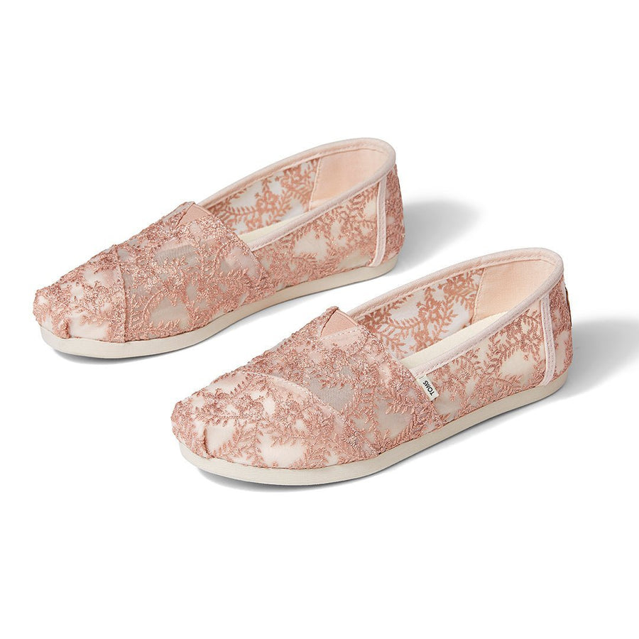 TOMS ALPARGATA 3.0 - ROS GLD MET HIBISCUS FLO WM ALPR ES (WOMENS)